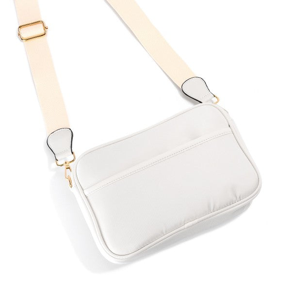 Rectangle Nylon Crossbody with Removable Matching Strap