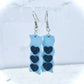 Light Blue and Navy Polymer Clay Earrings-Multiple Styles