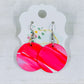 Pink & Red Polymer Clay Earrings-Multiple Styles